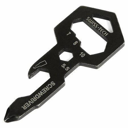 PRIME-LINE SWISS+TECH 8-in-1 Every Day Carry EDC Multi-Tool, w/Carabiner Clip ST029017